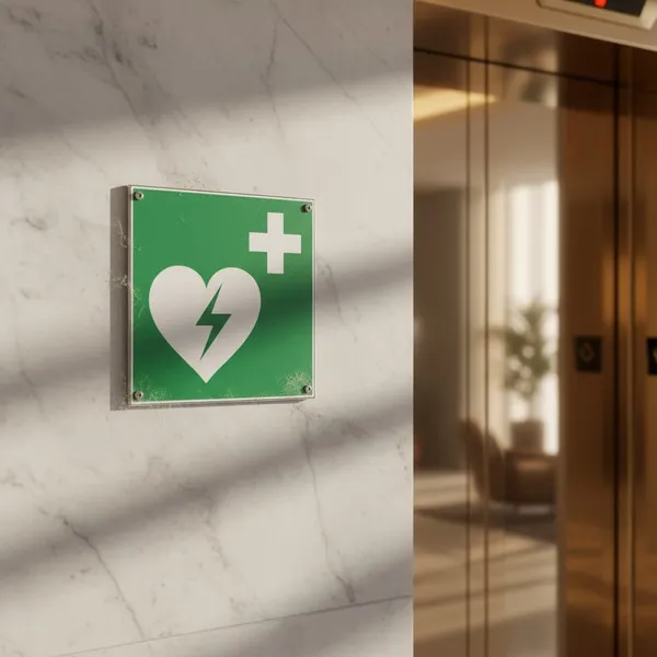 Panneau E010 Défibrillateur automatique externe pour le cœur