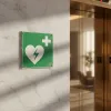 Panneau E010 Défibrillateur automatique externe pour le cœur