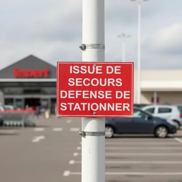 Panneau Issue de Secours | Interdiction de Stationner