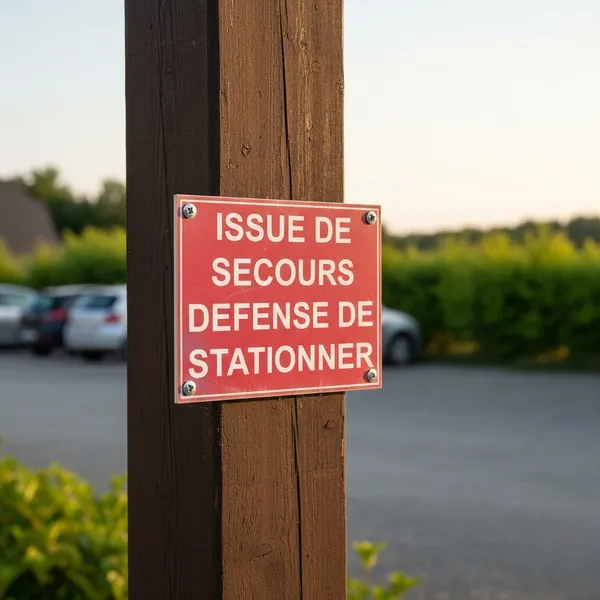 Panneau Issue de Secours | Interdiction de Stationner