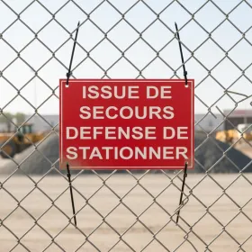 Panneau Issue de Secours | Interdiction de Stationner