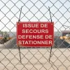 Panneau Issue de Secours | Interdiction de Stationner