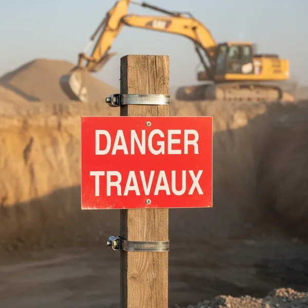 Panneau Danger travaux – Panneau attention Danger