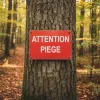 Panneau Attention piège – Sécurité zone dangereuse
