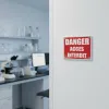 Panneau Danger Accès Interdit avec pictogramme de sécurité