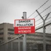 Panneau Danger Pollution Baignade Interdite : Attention !