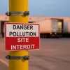 Panneau Danger pollution site interdit – Panneau attention Danger