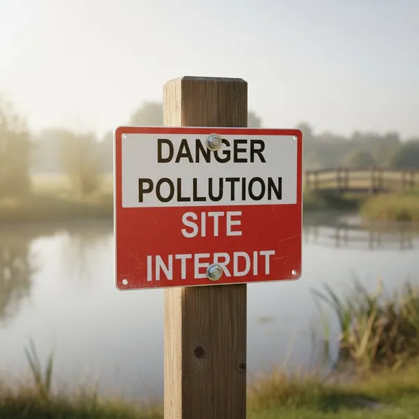 Panneau Danger pollution site interdit – Panneau attention Danger