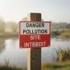 Panneau Danger pollution site interdit – Panneau attention Danger