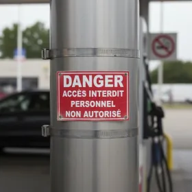 Panneau Danger Accès Interdit Personnel Non Autorisé - Signalétique