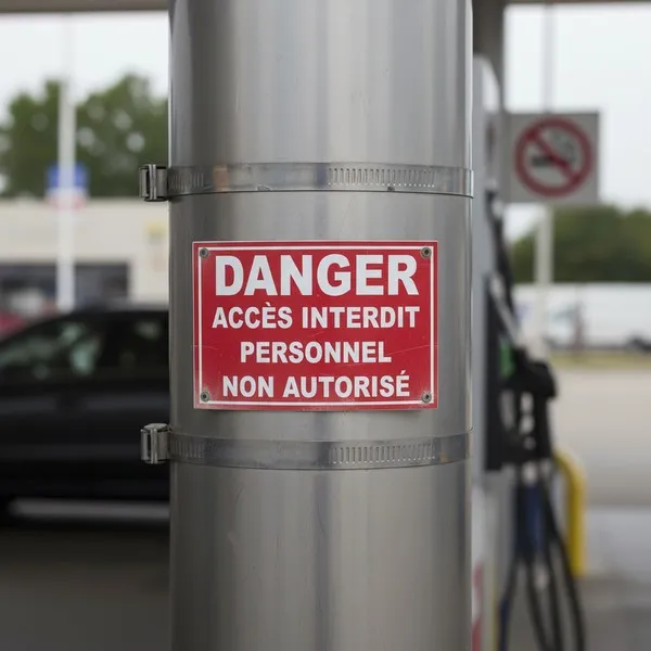 Panneau Danger Accès Interdit Personnel Non Autorisé - Signalétique