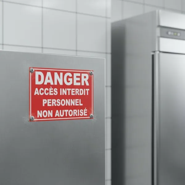 Panneau Danger Accès Interdit Personnel Non Autorisé - Signalétique