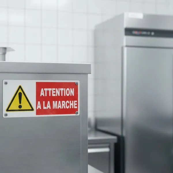 Panneau danger attention à la marche – Panneau attention Danger
