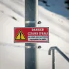 Panneau Danger cours d'eau – Enfants sous surveillance adulte