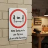 Panneau signalétique distance de sécurité | Prévention et sécurité