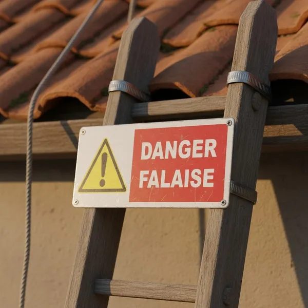 Panneau danger attention falaise – Panneau attention Danger