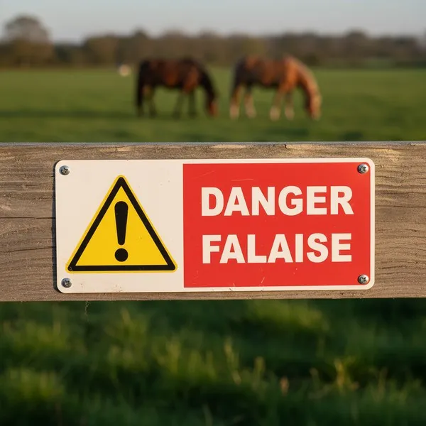 Panneau danger attention falaise – Panneau attention Danger