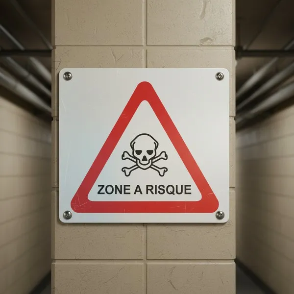 Panneau Danger zone à risque – Panneau attention Danger