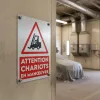 Panneau Chariots en manœuvre – Panneau attention Danger