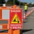 Panneau Danger Circulation d'engins – Panneau attention Danger