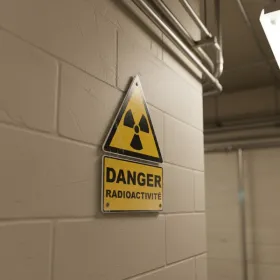W003 Danger Radioactivité – Panneau attention Danger