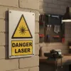W004 Danger Rayonnement laser – Panneau attention Danger