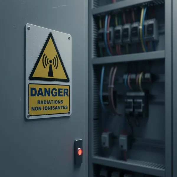 W005 Danger Radiations non ionisantes – Panneau attention Danger