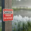 Panneau Danger risque de noyade – Panneau attention Danger