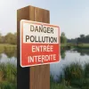 Panneau Danger pollution entrée interdite – Panneau attention Danger