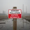 Panneau Danger pollution entrée interdite – Panneau attention Danger
