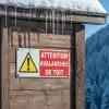 Panneau danger avalanche de toit – Signalétique sécurité toiture