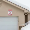 Panneau danger : chutes de neige et sol glissant | Signalétique sécurité