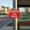 Panneau Attention à nos enfants – Panneau danger enfants