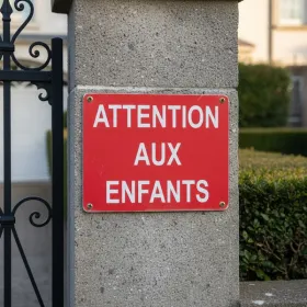 Panneau Attention aux enfants – Panneau danger enfants