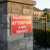 Panneau Ralentissez Attention Enfants | Danger Sécurité Routière