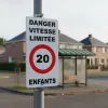 Panneau Danger Vitesse Limitée 20 km/h Enfants | Signalétique