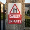 Panneau signalétique Danger Enfants – Zone fréquentée ou école