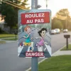 Panneau Roulez au pas danger enfants – Panneau danger enfants