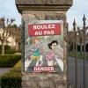 Panneau Roulez au pas danger enfants – Panneau danger enfants