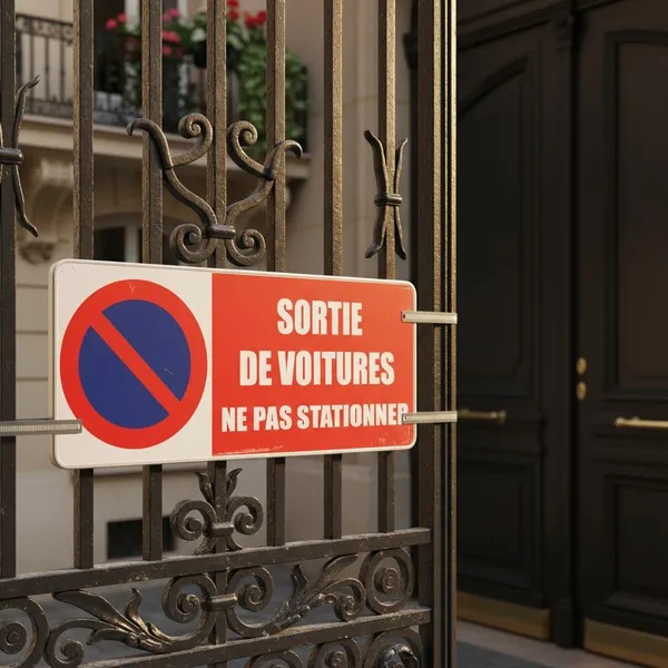 Panneau Sortie Voiture Ne Pas Stationner | Signalétique Parking