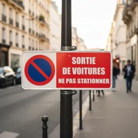Panneau Sortie Voiture Ne Pas Stationner | Signalétique Parking