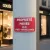 Panneau signalétique propriété privée vidéo surveillance
