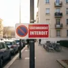 Panneau Stationnement interdit 500x200mm – Panneau stationnement