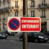 Panneau Stationnement interdit 500x200mm – Panneau stationnement