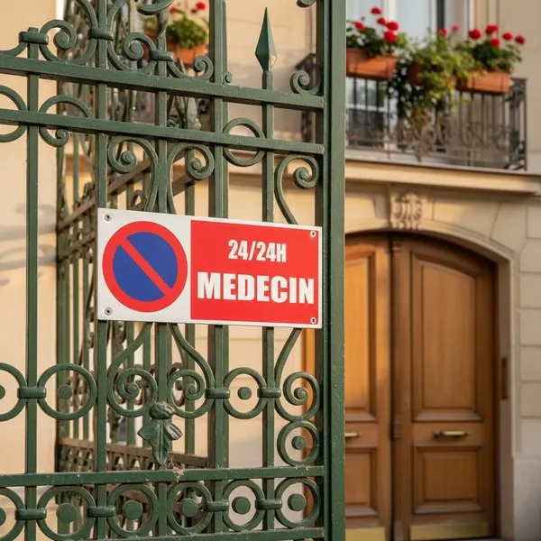 Panneau Stationnement Interdit 24/24h Médecin – Signalisation