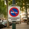 Panneau ne pas stationner enlèvement – Panneau stationnement