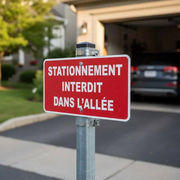 Panneau Stationnement Interdit dans l'Allée | Panneaux Signalisation