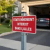 Panneau Stationnement Interdit dans l'Allée | Panneaux Signalisation