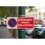 Panneau Stationnement interdit sur la pelouse