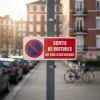 Panneau stationnement interdit sortie de voitures – Ne pas stationner